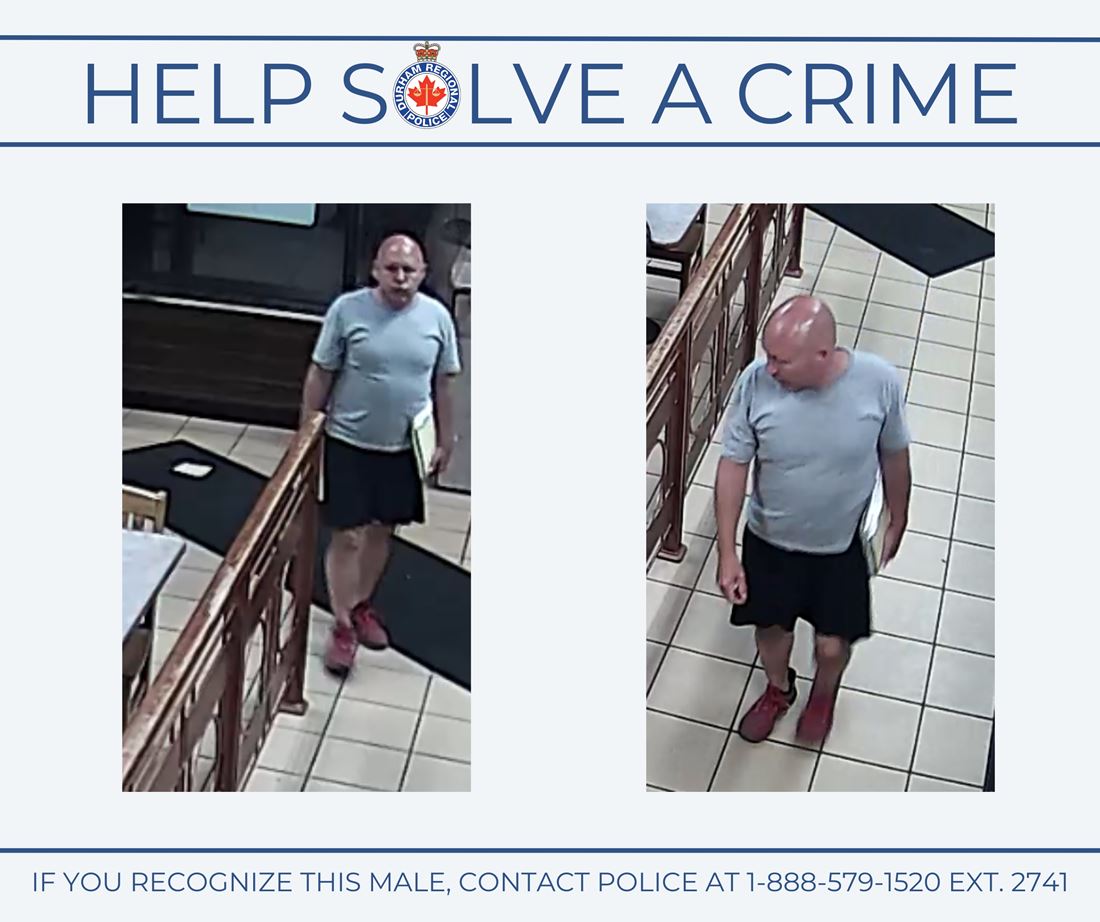 Suspect Wanted for Robbery in Oshawa
