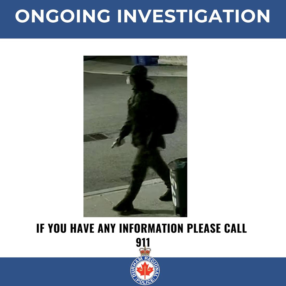 Police Searching for Assault Suspect in Oshawa