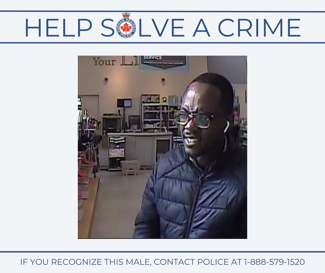 Male Suspect Wanted for Theft of Mail